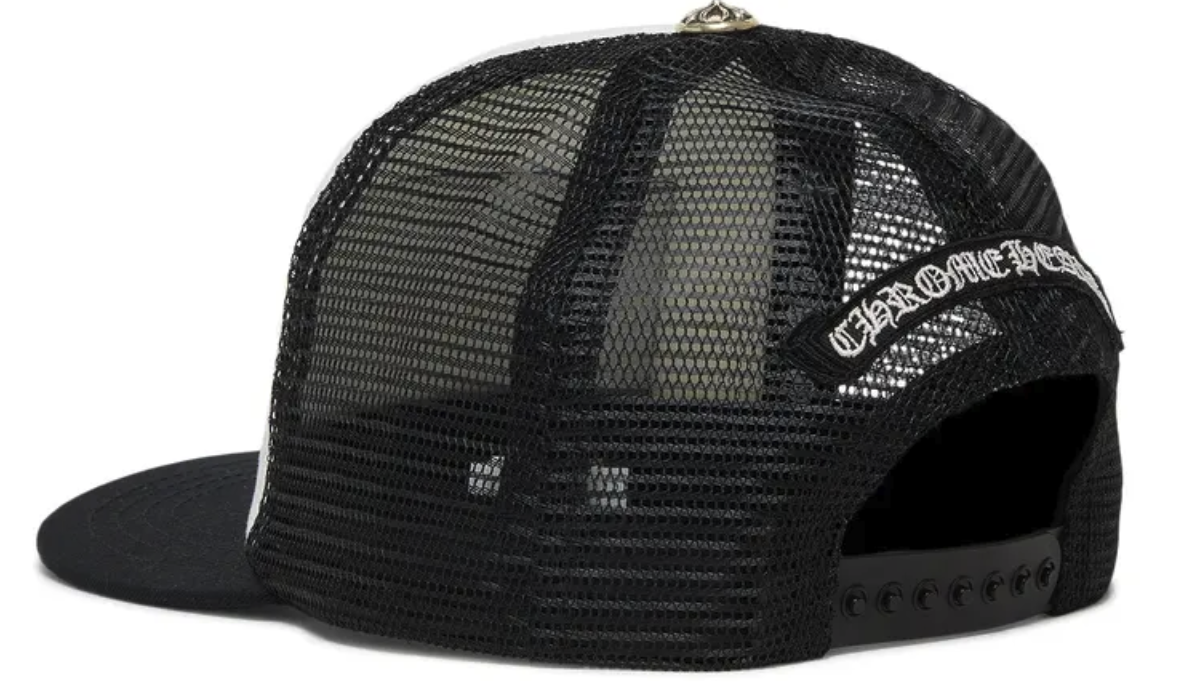 Chrome Hearts Chomper Hollywood Trucker Hat Black/White