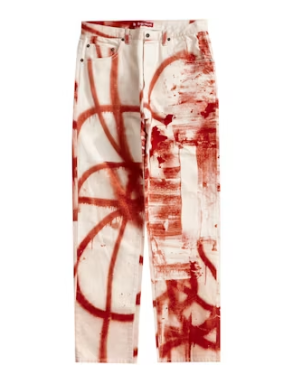 Supreme Christopher Wool Regular Jean Red