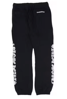 Chrome Hearts Logo Sweatpants Black