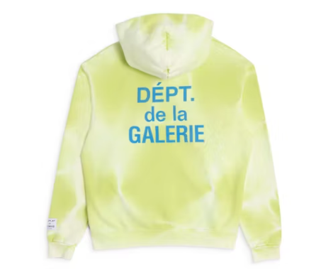 Gallery Dept French Zip Hoodie Lime Green