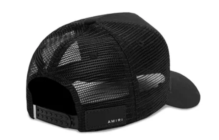 Amiri Core Logo Trucker Hat Black/Red