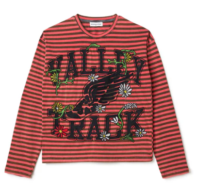 Vale Cherry Garden Longsleeve Red Black