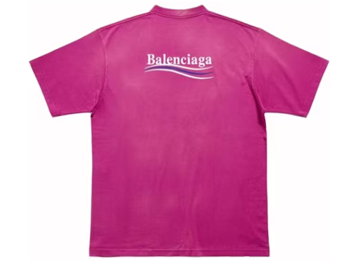 Balenciaga Campaign T-Shirt Dark Fuchsia