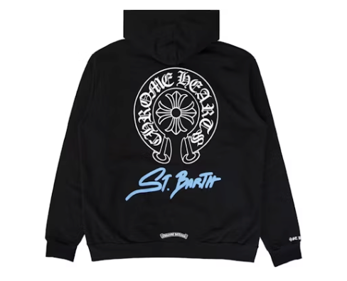 Chrome Hearts St. Barth Exclusive Zip Up Hoodie Black