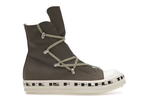 Rick Owens DRKSHDW Hexa High Dust Milk Black