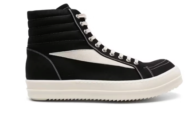 Rick Owens DRKSHDW Vintage High Black Milk
