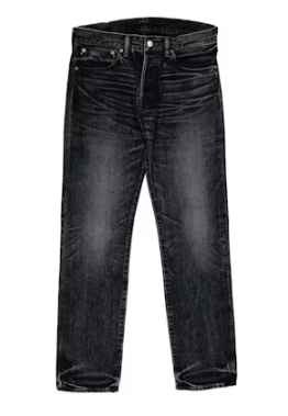 Hidden NY Hand Distressed Denim Washed Black