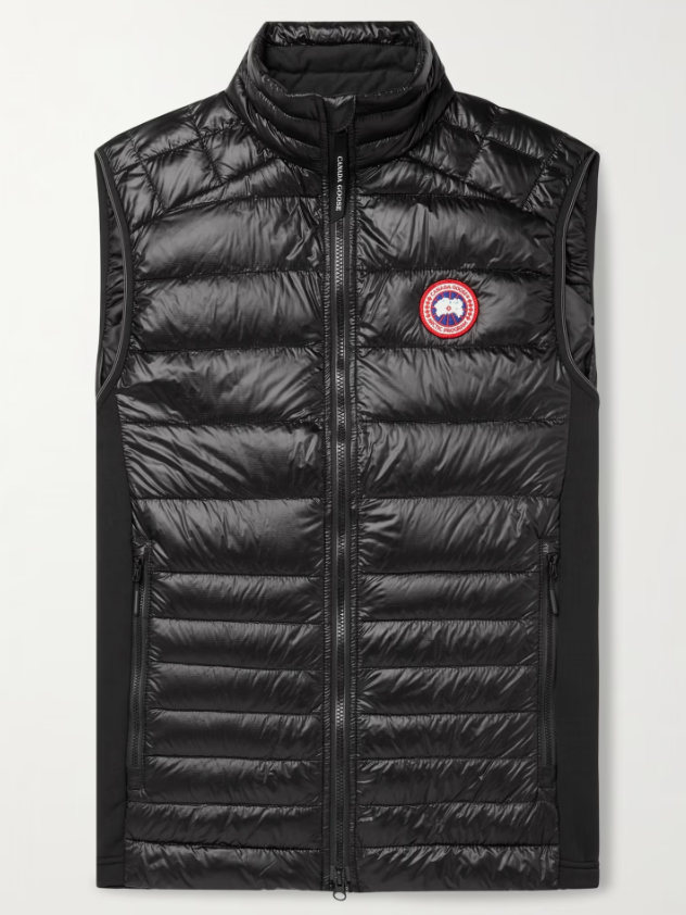 Canada Goose Hybridge Lite Slim Fit Quilted Shell Down Vest Black