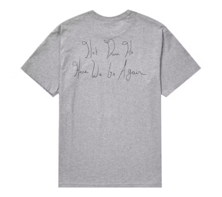 Supreme Lil Kim Tee Heather Grey