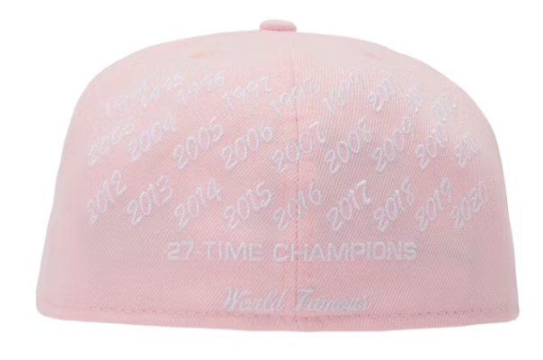 Supreme Champions Box Logo New Era Pink