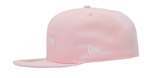Supreme Champions Box Logo New Era Pink