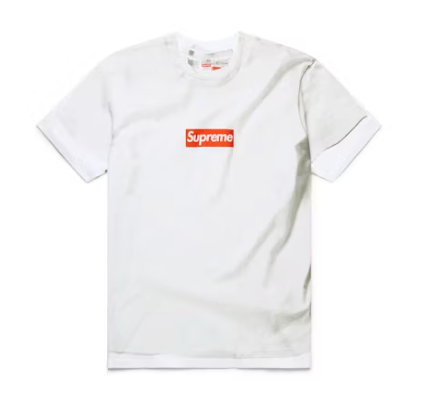 Supreme MM6 Maison Margiela Box Logo Tee White