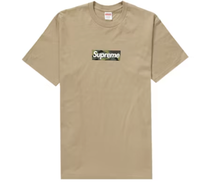 Supreme Box Logo Tee (FW23) Khaki