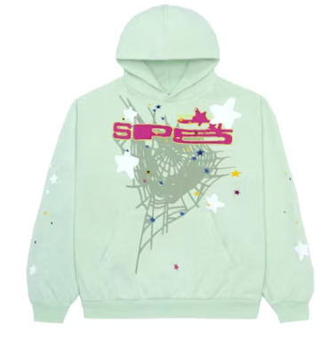 Sp5der SP5 Mint Hoodie Mint