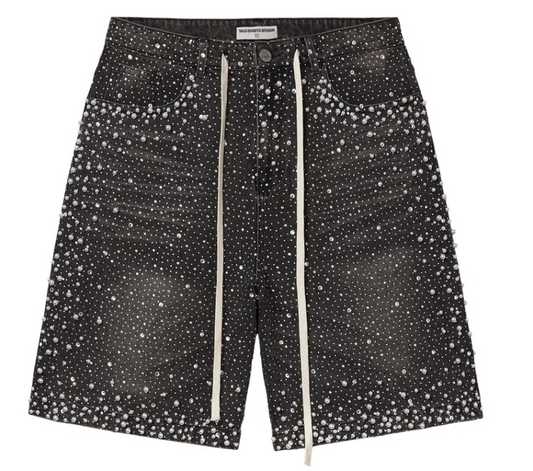 Vale Forever Rainstorm Jorts Black