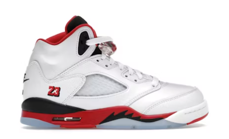 Jordan 5 Retro Fire Red Black Tongue (2025) (GS)