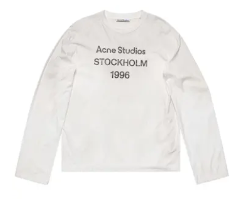 Acne Studios 1996 Longsleeve T-Shirt White