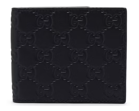 Gucci GG Leather Bi-Fold Wallet Black