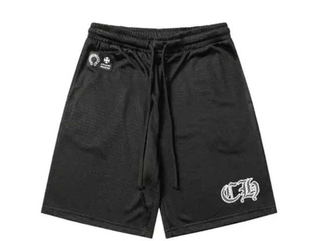 Chrome Hearts Mesh Varsity Shorts Black