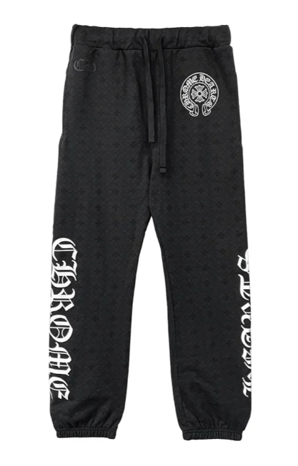 Chrome Hearts All Over Monogram Horseshoe Logo Sweatpants