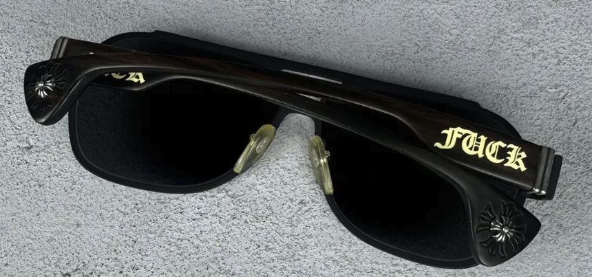 Chrome Hearts The Brown FUCK Sunglasses