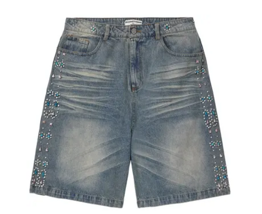 Vale Forever Candy Jorts Mid Blue