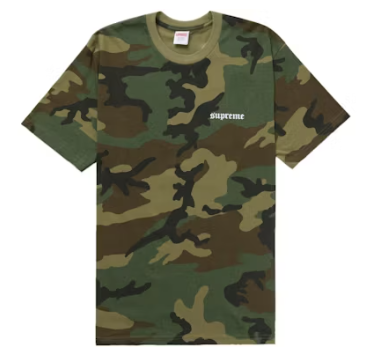 Supreme Target Tee Woodland Camo