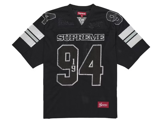 Supreme Sequin Football Jersey Black