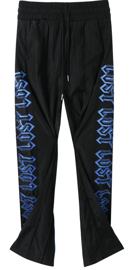 Lost Intricacy V3 Track Pants Black Blue