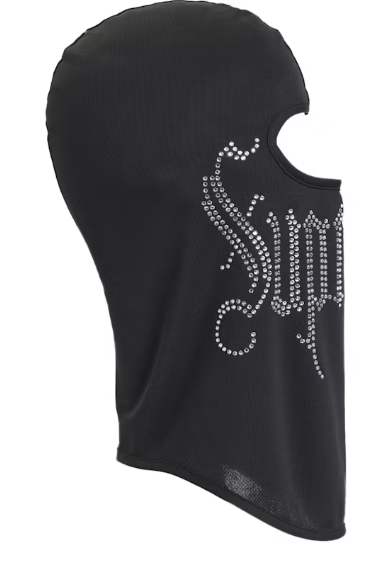 Supreme Rhinestone Balaclava Black