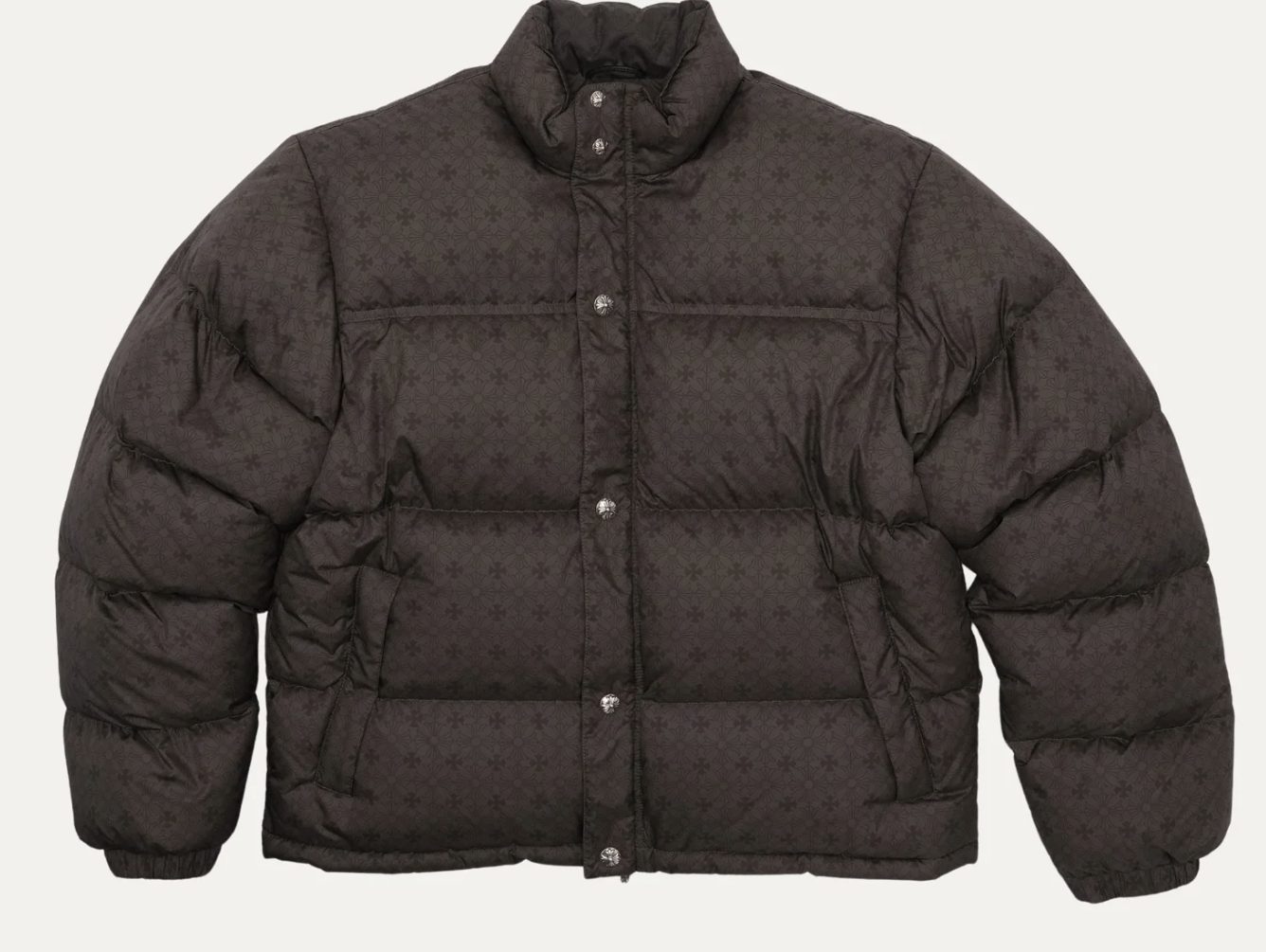 Chrome Hearts Stiff Monogram Puffer Jacket Black