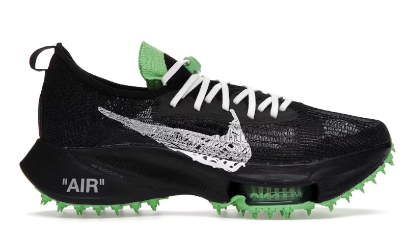 Nike Air Zoom Tempo Next% Flyknit Off-White Black Scream Green