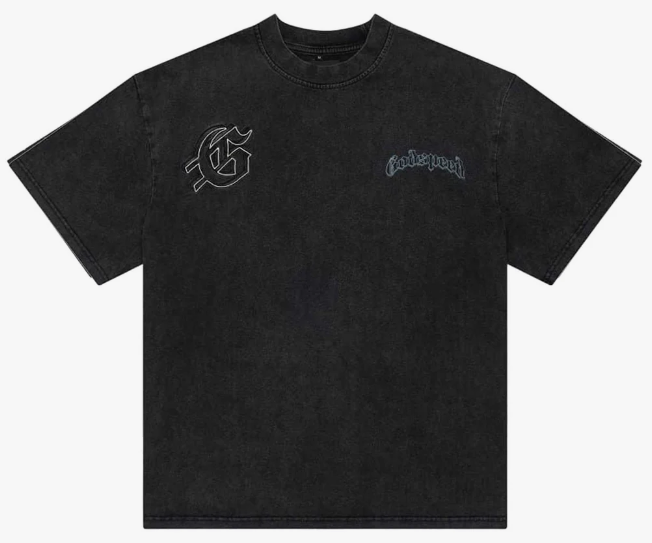Godspeed Cowboy Horses Tee Washed Black