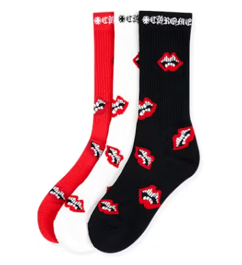 Chrome Hearts Chomper Socks Multicolor