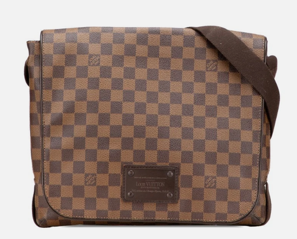 Louis Vuitton Damier Ebene Brooklyn MM Messenger Bag