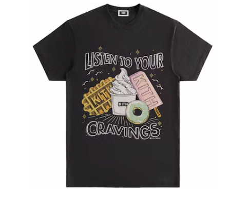 Kith Treats Cravings Vintage Tee Black