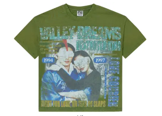 Vale Forever Robot Bling Tee Green