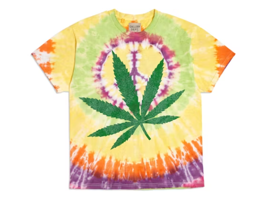 Gallery Dept. Weed T-shirt Tie Dye