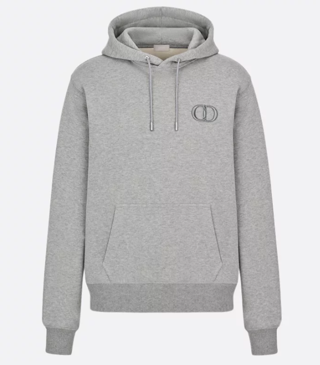 Dior CD Icon Hoodie Grey