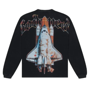 Godspeed Lift Off Long Sleeve Black Wash