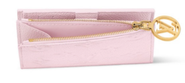 Louis Vuitton Lisa Wallet Snowy Pearl Monogram Empreinte Leather