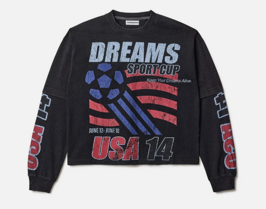 Vale Forever Dreams Sports Cup L/S Faded Black