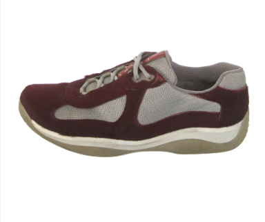 Prada America's cup Burgundy Pony Hair