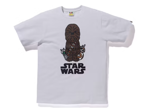 BAPE x Star Wars Chewbacca Tee White