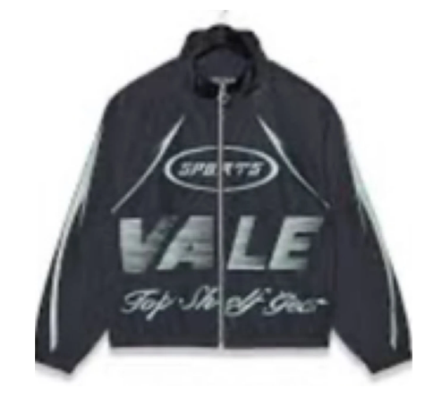 Vale Spearmint Track Jacket Black