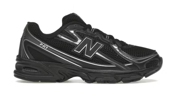 New Balance 740v2 Black Grey Silver