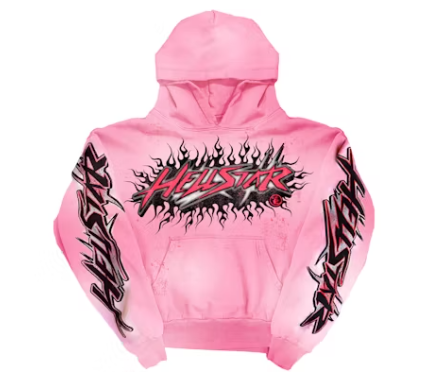Hellstar Brainwashed Without Brain Hoodie Pink