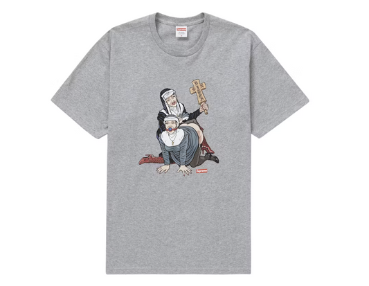 Supreme Nuns Tee Heather Grey