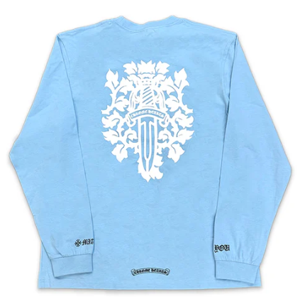 Chrome Hearts Dagger L/S Tee Miami Art Basel Exclusive Baby Blue