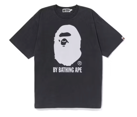 BAPE Overdye By Bathing Ape Relaxed Fit Tee Black
